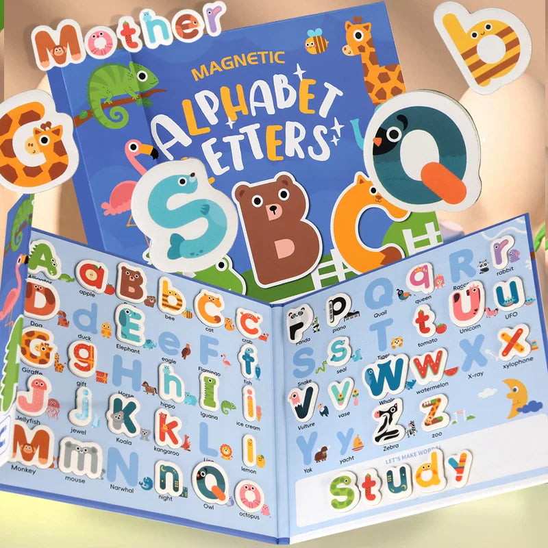 Aprenda Inglês Alfabeto Magnético, Cardkids Educaçao Infantil, Brinquedo Montessori, Montessori Brinquedos, Brinquedos Montessori 1 ano, Falar Inglês - Magazinecelia