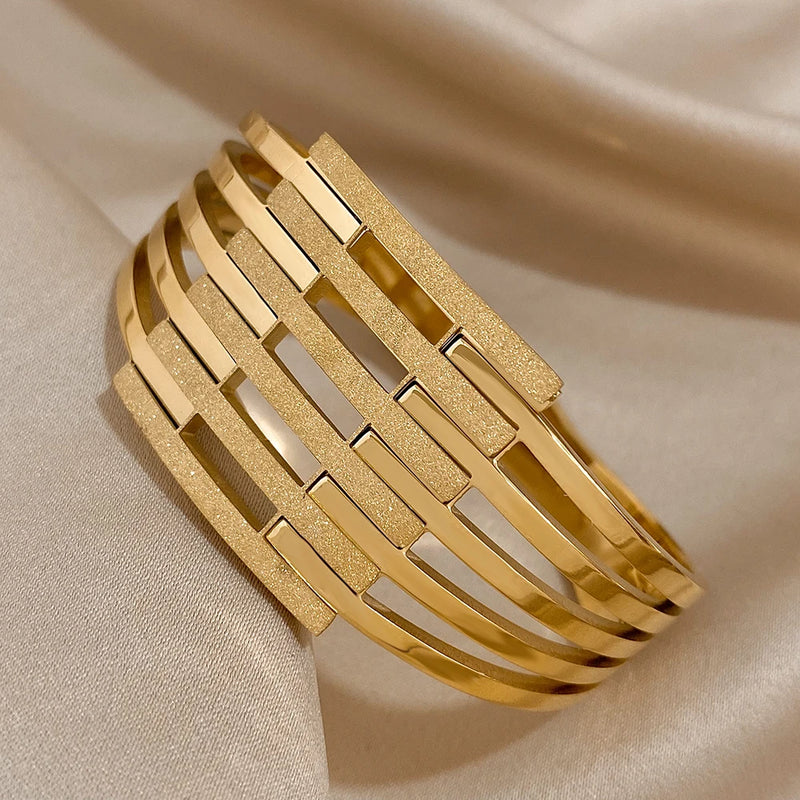 Bracelete de Luxo Banhado a Ouro, Bracelete Árvore da Vida, Pulseira Lisa, Bracelete  Luxuoso, Pulseira Feminina, Pulseira de Ouro, Pulseiras, Pulseira com Strass Banhado a 18k, Pulseira Geométrica Dourada - Magazinecelia