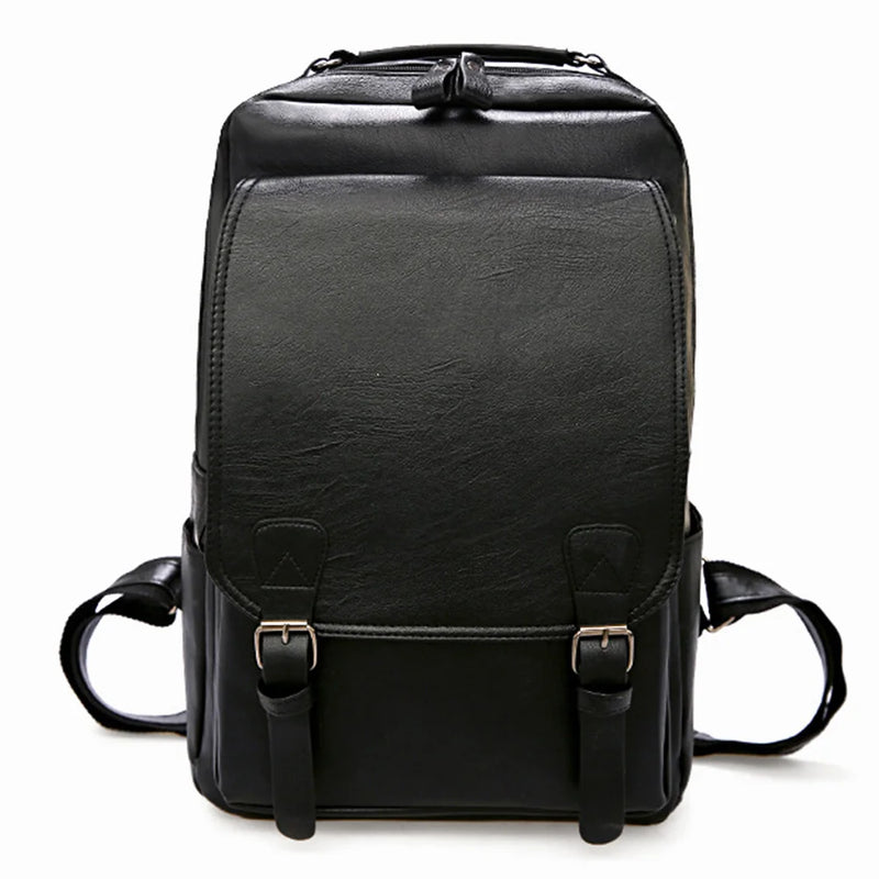 Mochila Couro PU Masculina, Mochila de Couro PU, Mochila Masculina, Mochila Para  Viagem - Magazinecelia