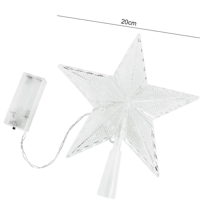 Decoração de Natal Estrela com Luz Led,Decoração de Árvore Luz Led, Ponteira Para Árvore de Natal Estrela com Leds Super Brilho, Ponteira Ávore de Natal Estrela Led, Árvore de Natal de Estrela, Árvore de Natal Vazada, Estrela Arvore de Natal, Estrela Topo Arvore Natal, a Estrela da Arvore de Natal,  Arvore de Natal - Magazinecelia