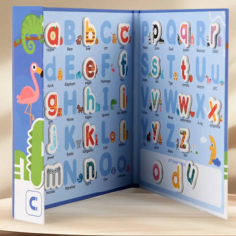 Aprenda Inglês Alfabeto Magnético, Cardkids Educaçao Infantil, Brinquedo Montessori, Montessori Brinquedos, Brinquedos Montessori 1 ano, Falar Inglês - Magazinecelia