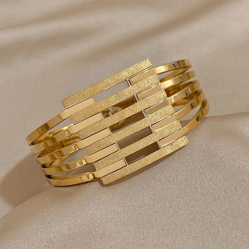 Bracelete de Luxo Banhado a Ouro, Bracelete Árvore da Vida, Pulseira Lisa, Bracelete  Luxuoso, Pulseira Feminina, Pulseira de Ouro, Pulseiras, Pulseira com Strass Banhado a 18k, Pulseira Geométrica Dourada - Magazinecelia