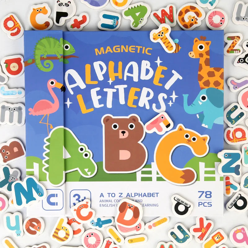 Aprenda Inglês Alfabeto Magnético, Cardkids Educaçao Infantil, Brinquedo Montessori, Montessori Brinquedos, Brinquedos Montessori 1 ano, Falar Inglês - Magazinecelia