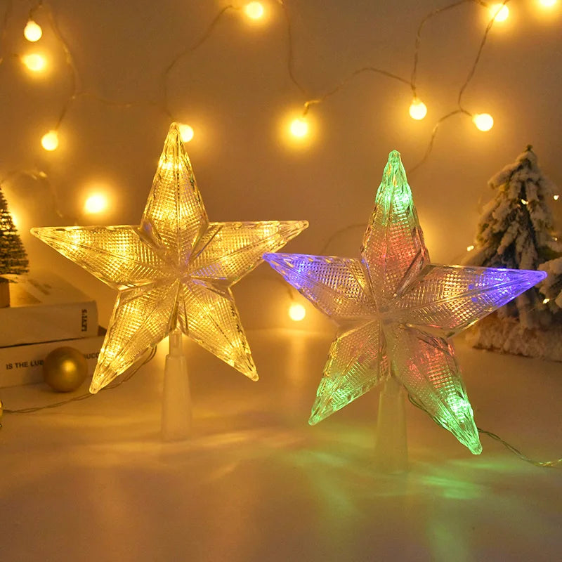 Decoração de Natal Estrela com Luz Led,Decoração de Árvore Luz Led, Ponteira Para Árvore de Natal Estrela com Leds Super Brilho, Ponteira Ávore de Natal Estrela Led, Árvore de Natal de Estrela, Árvore de Natal Vazada, Estrela Arvore de Natal, Estrela Topo Arvore Natal, a Estrela da Arvore de Natal,  Arvore de Natal - Magazinecelia