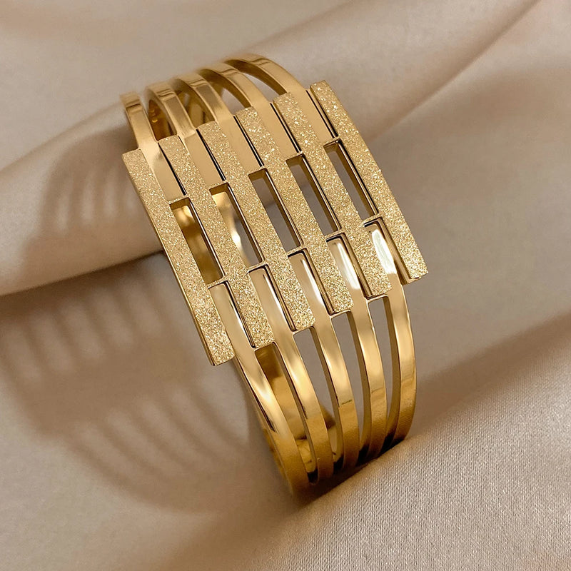 Bracelete de Luxo Banhado a Ouro, Bracelete Árvore da Vida, Pulseira Lisa, Bracelete  Luxuoso, Pulseira Feminina, Pulseira de Ouro, Pulseiras, Pulseira com Strass Banhado a 18k, Pulseira Geométrica Dourada - Magazinecelia