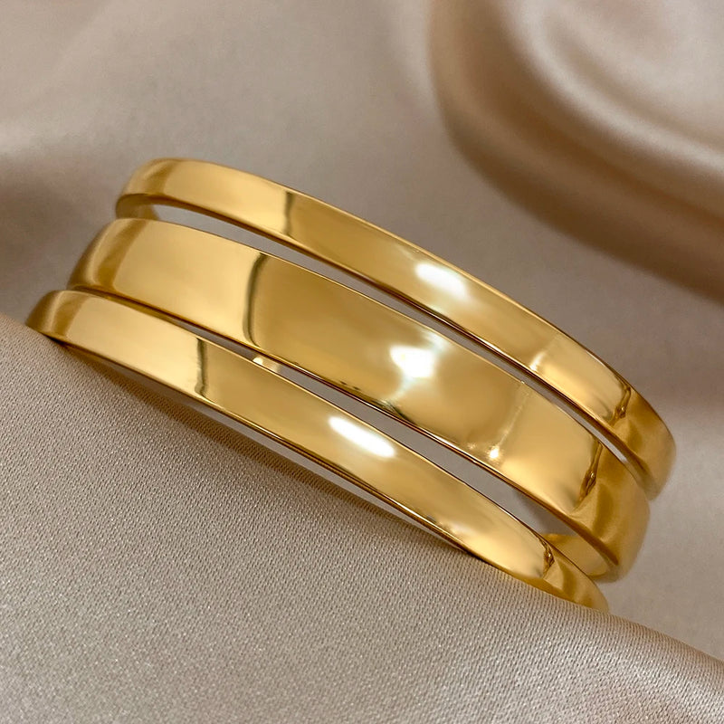 Pulseira Banhada a Ouro, Pulseira Feminina,Bracelete Pedra Turquesa, Pulseira com Strass Banhado a 18k,Pulseira Geométrica Dourada,Bracelete Feminino de Aço Inoxidável - Magazinecelia